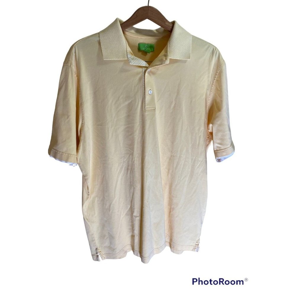 Betenly Golf Polo Size XL Yellow Shirt Sleeve